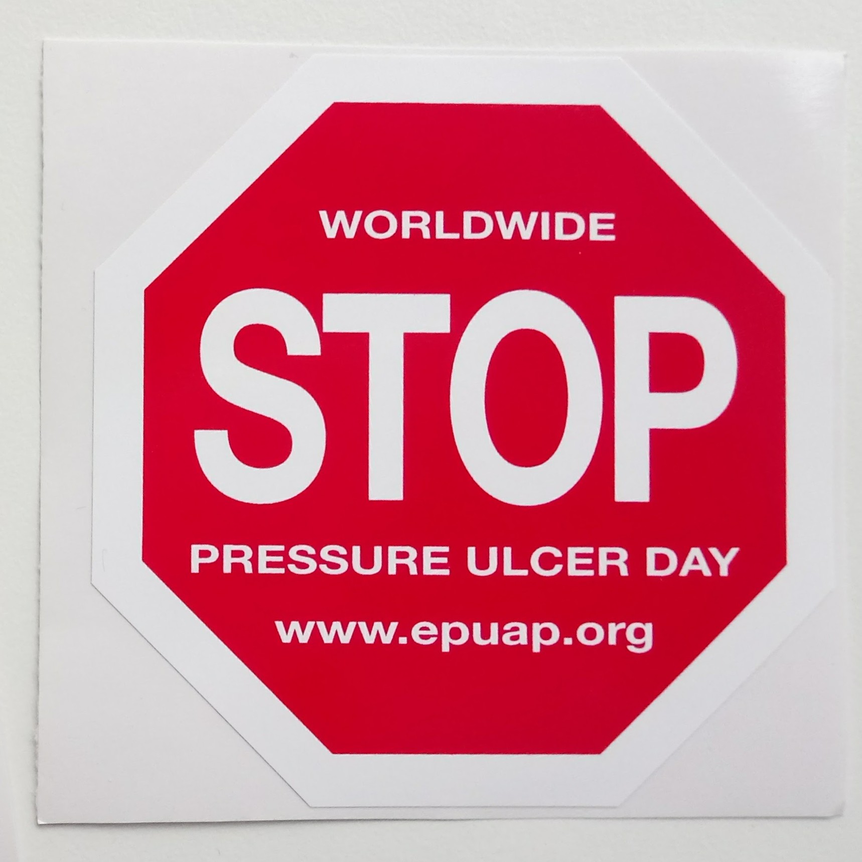 Big STOP PU Stickers